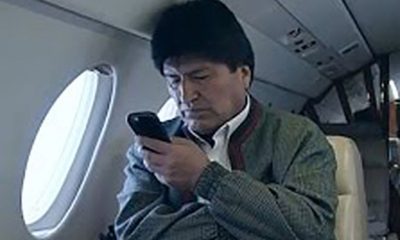 Evo Morales llegó a Argentina