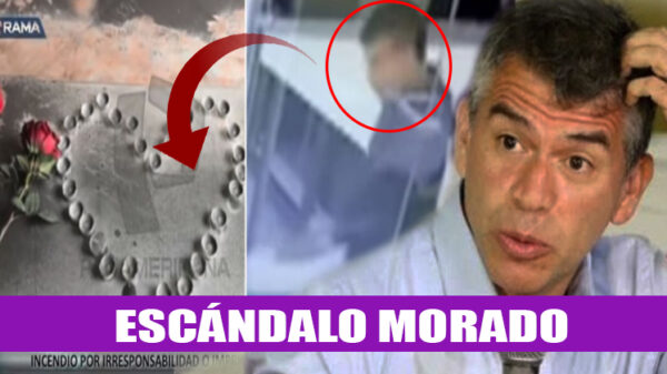 Julio Guzmán huyó de incendio
