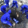 decenas de cadáveres son recogidos por día