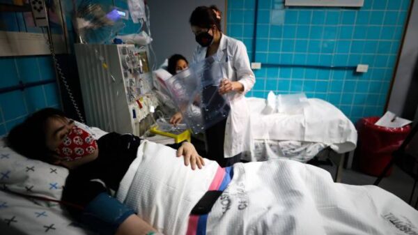 Contagiados en hospitales de Argentina