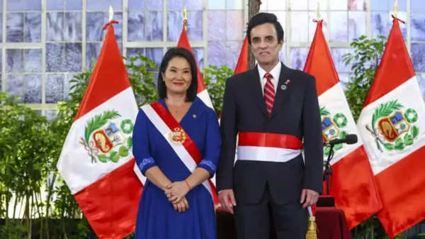 Canciller Carlos Espá y Keiko Fujimori | Foto: Gobierno de Perú.