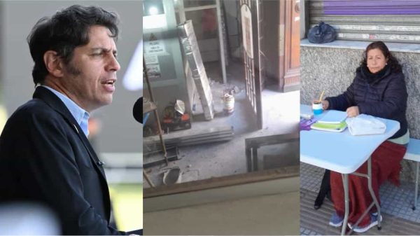 Gobernador Axel Kicillof y el desalojo de Casa Sandra en La Plata