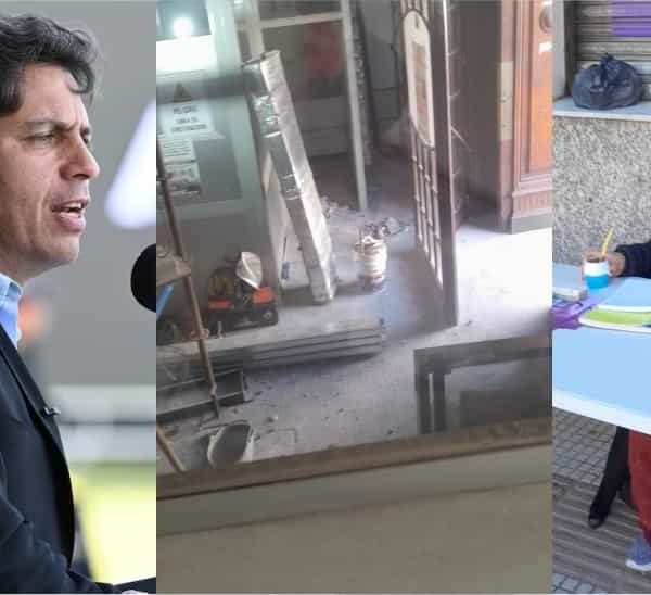 Gobernador Axel Kicillof y el desalojo de Casa Sandra en La Plata