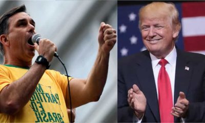 El senador brasileño Flávio Bolsonaro emitió un comunicado desde Washington D.C. autoproclamándose presidente electo y agradeciendo el apoyo de Donald Trump y Javier Milei, mientras enfrenta investigaciones en el STF.